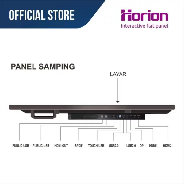 Horion E55A Pro 4K activpanel 55 inch - شاشة انتر أكتيف هوريون ٥٥ بوصة